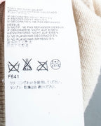 "MM6" Arm fringe design knit dress