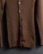 “Comme des garçons ” u-neck knit cardigan