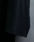 "Paul Smith London" Stitch design stripe compact lapel single tailored jacket