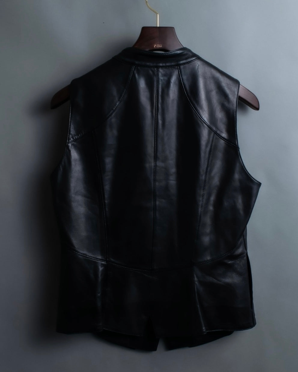 "Hiroko Koshino" Lamb leather layered vest