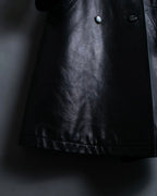 "Issey Miyake" Archive leather coat