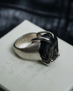 “Maison Margiela” Four stitches designed stone ring