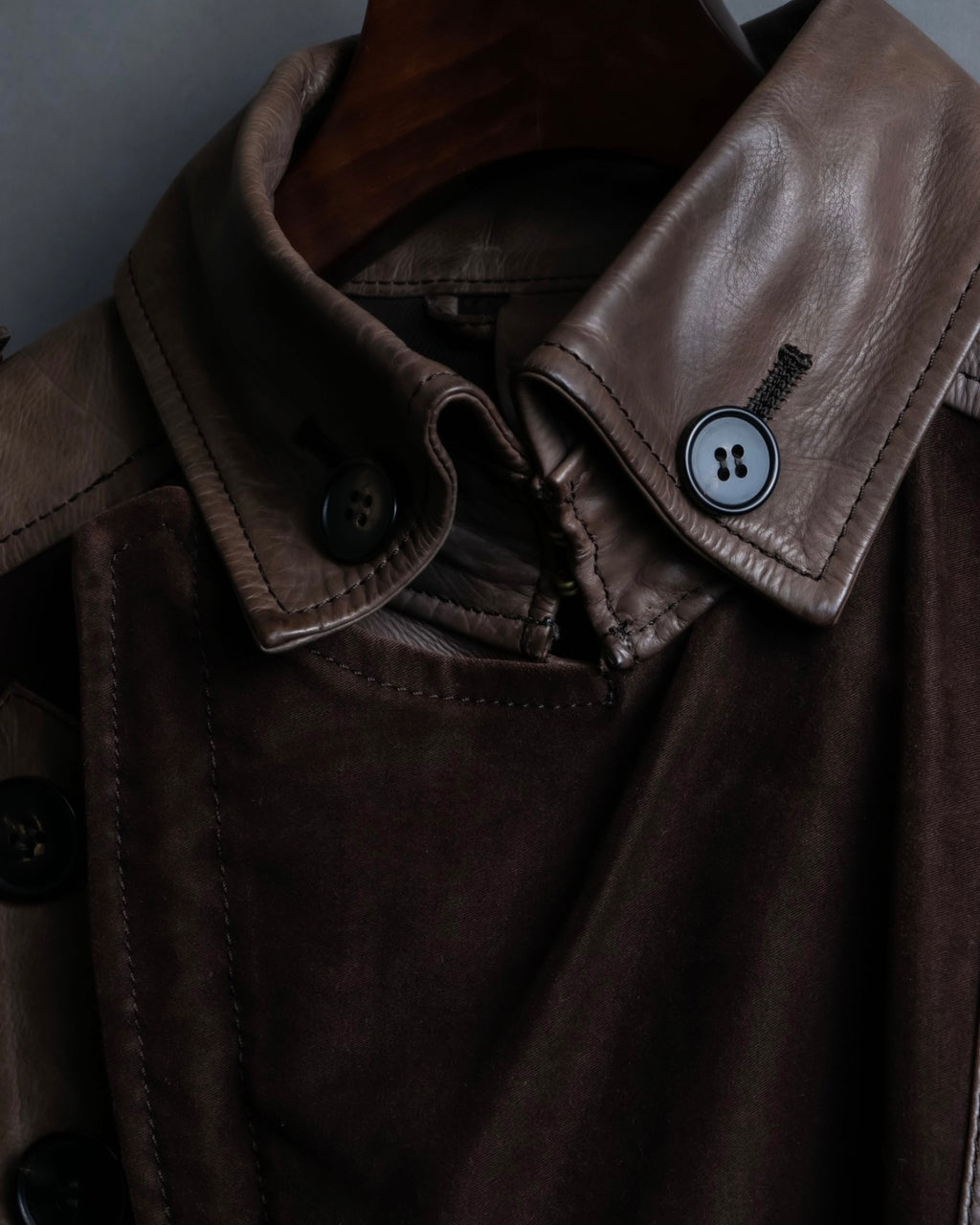 00's dal zip napoleon leather jacket