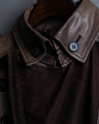 00's dal zip napoleon leather jacket