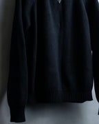 "SAINT LAURENT PARIS" 2014AW studded design knit sweater