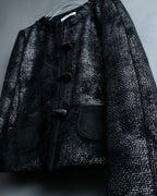 "PRADA" sheep fur wool duffel jacket