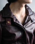 “GUCCI” Beautiful genuine sheep leather jacket