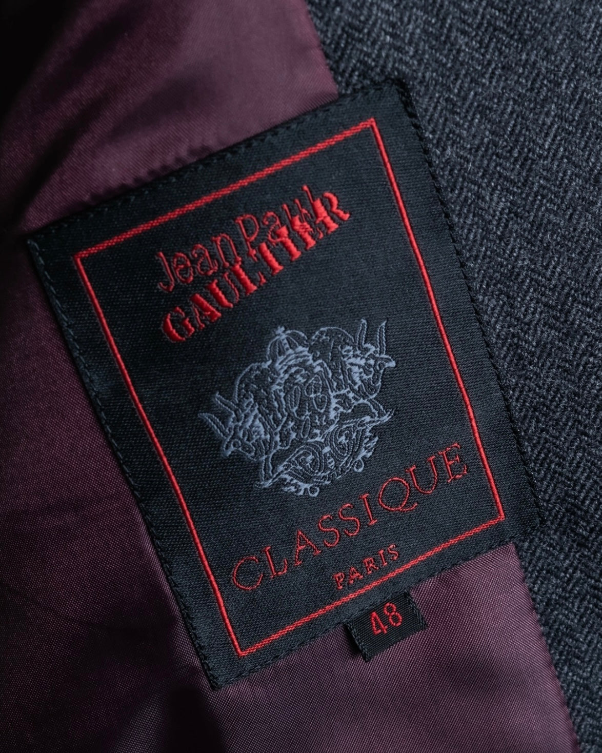 "Jean Paul Gaultier" Archive classic wool setup