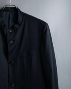 "ISSEY MIYAKE MEN" Stand collar design spring setup