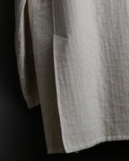 "SOWER" cashmere cotton double breasted tailored jacket