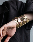 "CELINE" Round metal antique bracelet