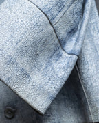 "CRISTIANO di THIENE"Crack design white leather jacket