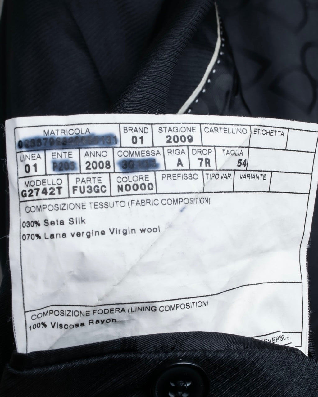 “Dolce & Gabbana” 3D front designed tailored jacket