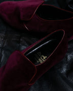 "HERMES" Velvet dress indoor shoes