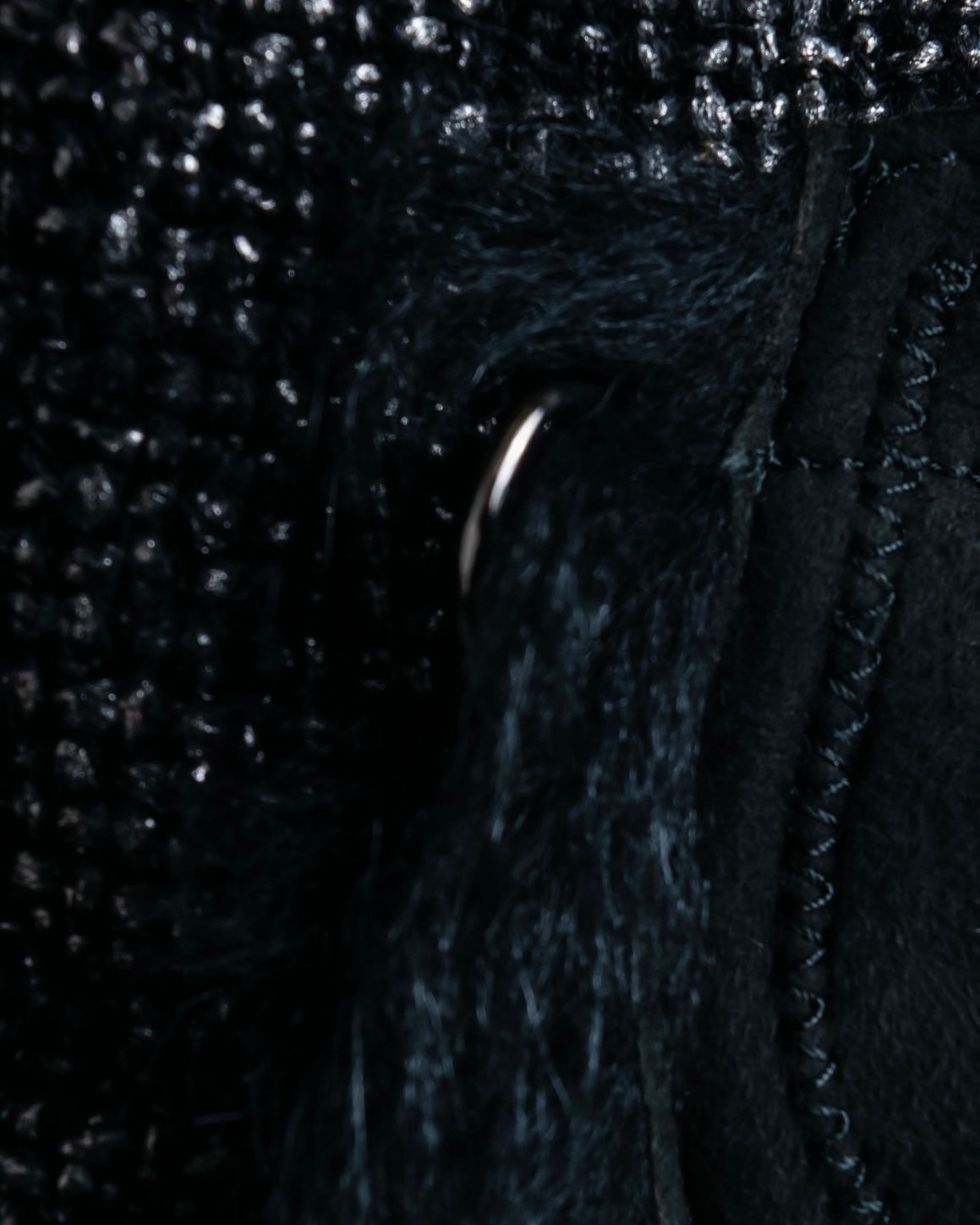 "PRADA" sheep fur wool duffel jacket