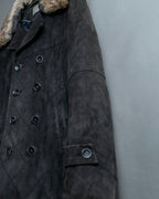 "EMMETI" goatskin quilted P coat