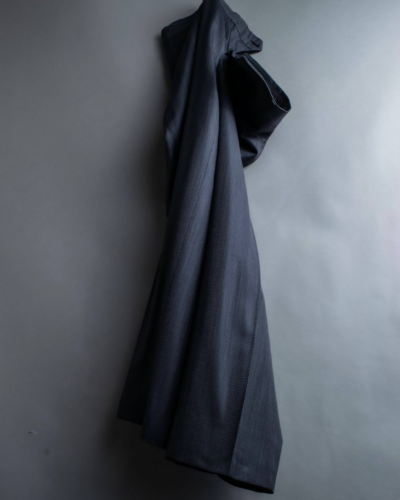 "GUCCI" silk blend gray blue spring setup