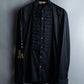 "John Galliano" stitched black dress shirt