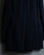 "EMPORIO ARMANI" Double-breasted long tailored jacket