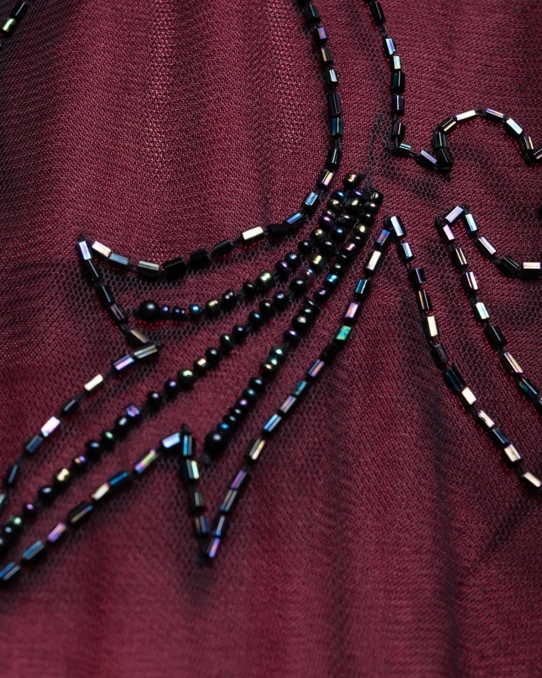 Sheer Layered Bijou Jacket