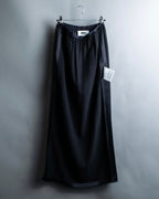 "MM⑥" Inside-out design long flare skirt