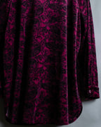Vintage paisley velour shirt