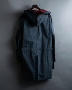 "LANVIN paris" mint condition silk blend double zip spring coat