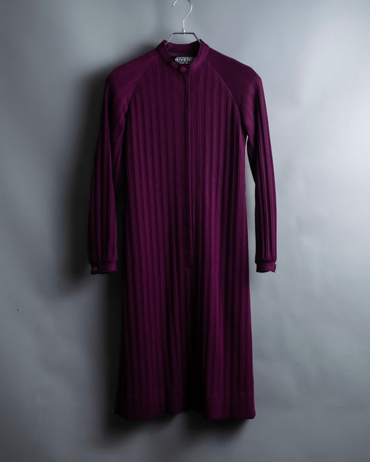 "Givenchy"  Knit pleated dress