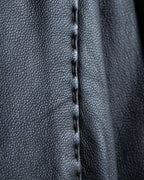 "Emporio Armani" leather stitch special design jacket