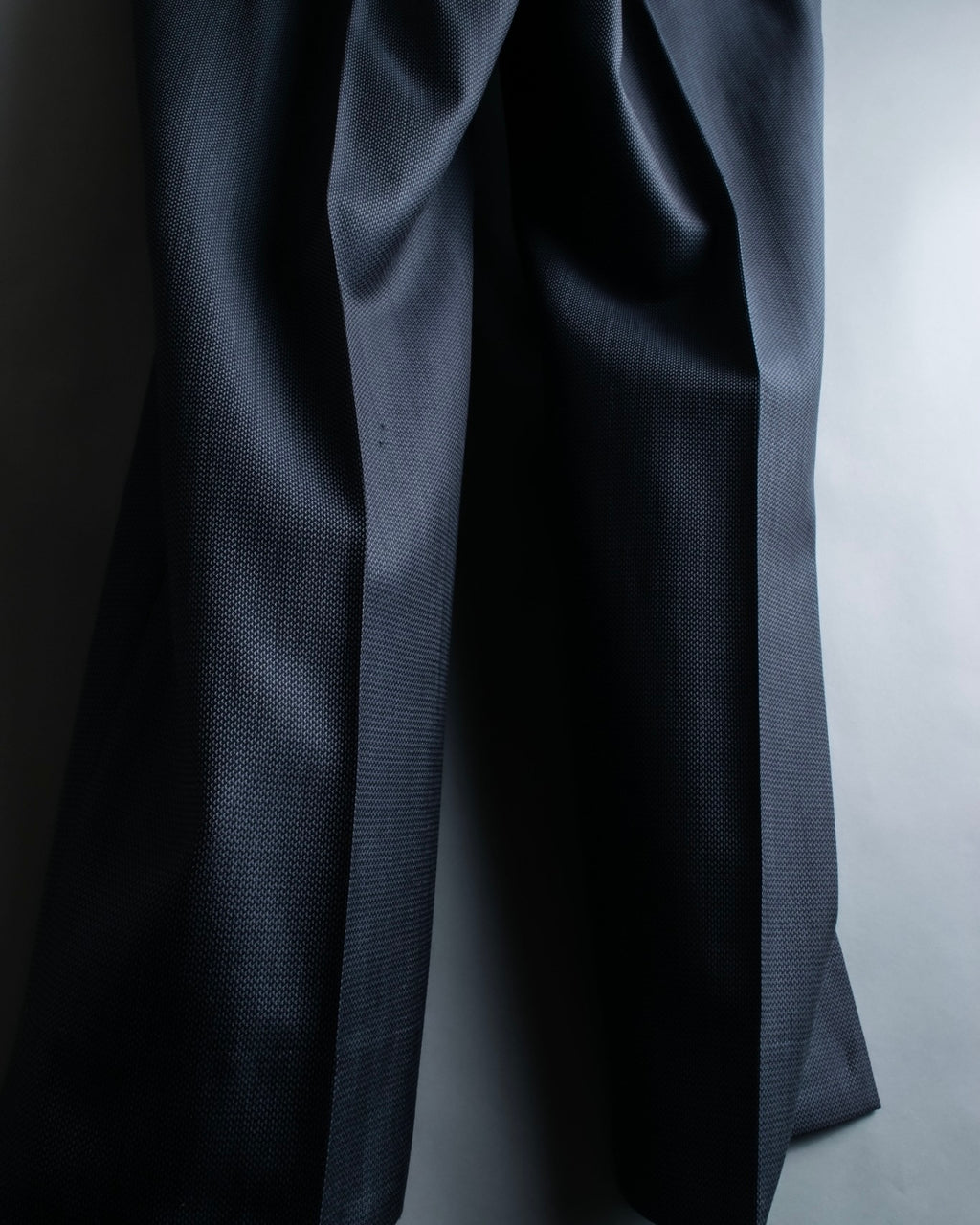 "GUCCI" silk blend gray blue spring setup