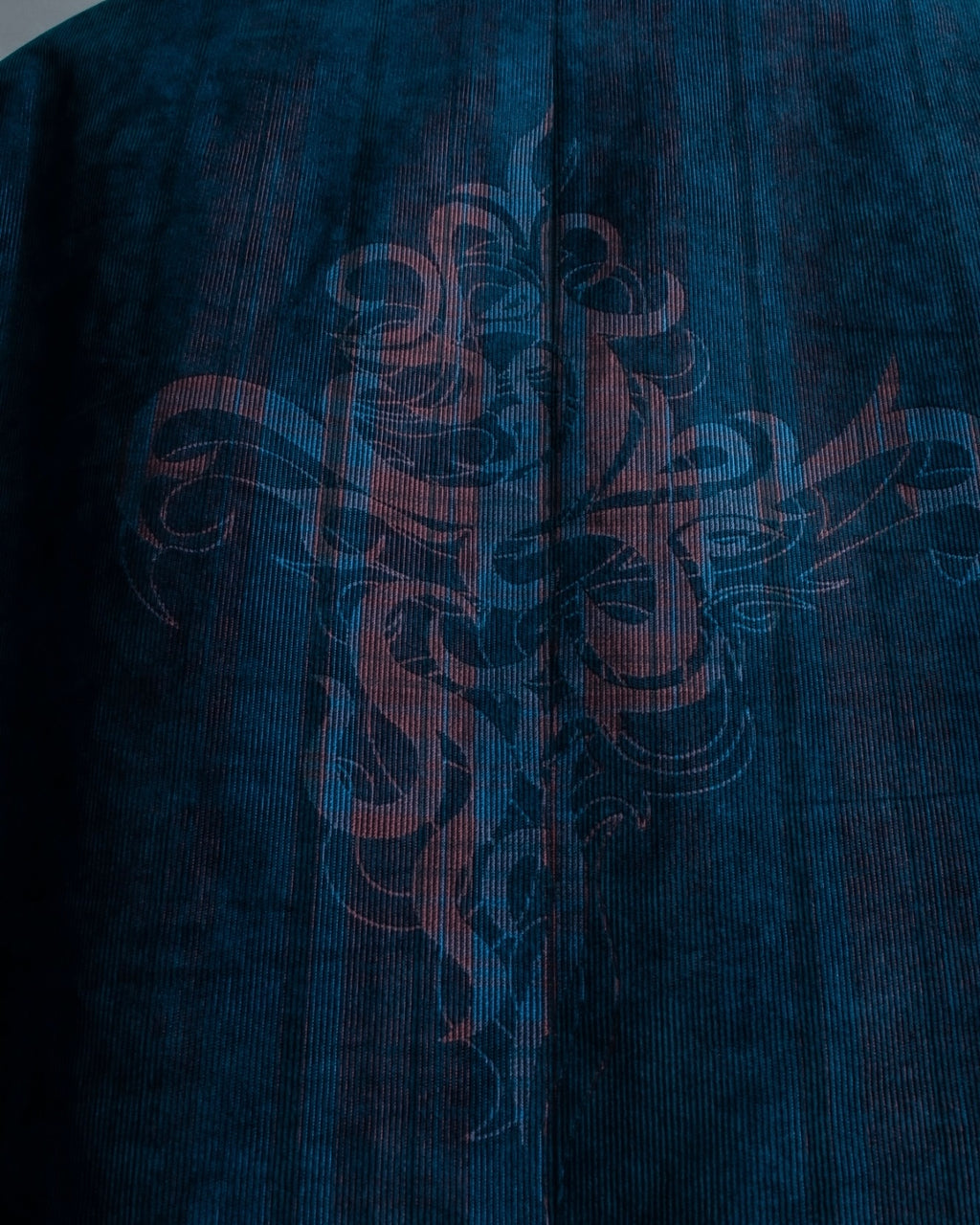 XL Vintage iridescent corduroy tailored jacket