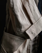 "VALENTINO" Drawcord design luxury long hoodie