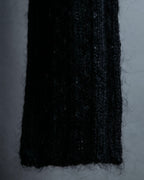 "FENDI" Hair fringe sheer combination summer knit