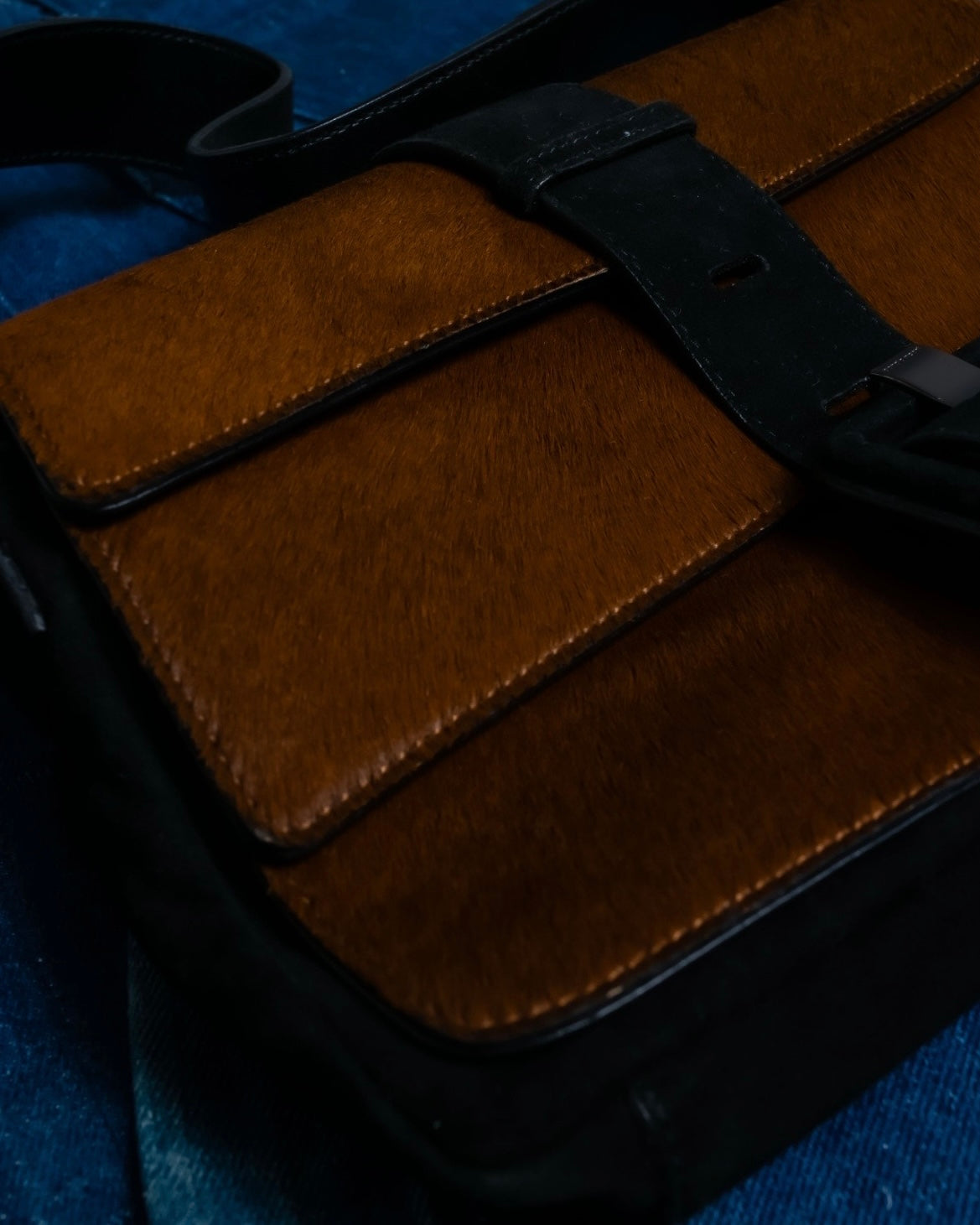 "Sergio Rossi" Harako Layered Shoulder Bag