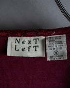 “Vintage” flower motif lace long dress