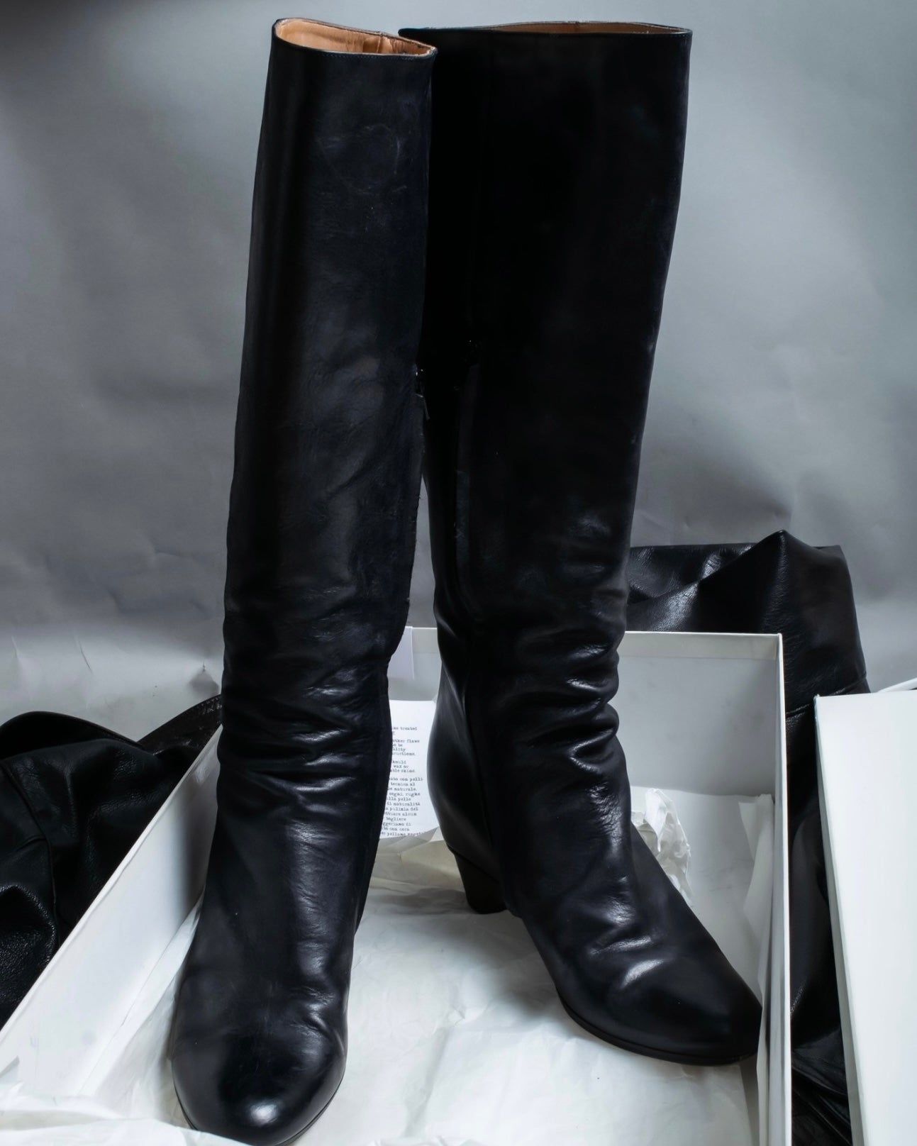 "Maison Martin Margiela" Unisex long boots