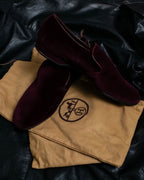 "HERMES" Velvet dress indoor shoes