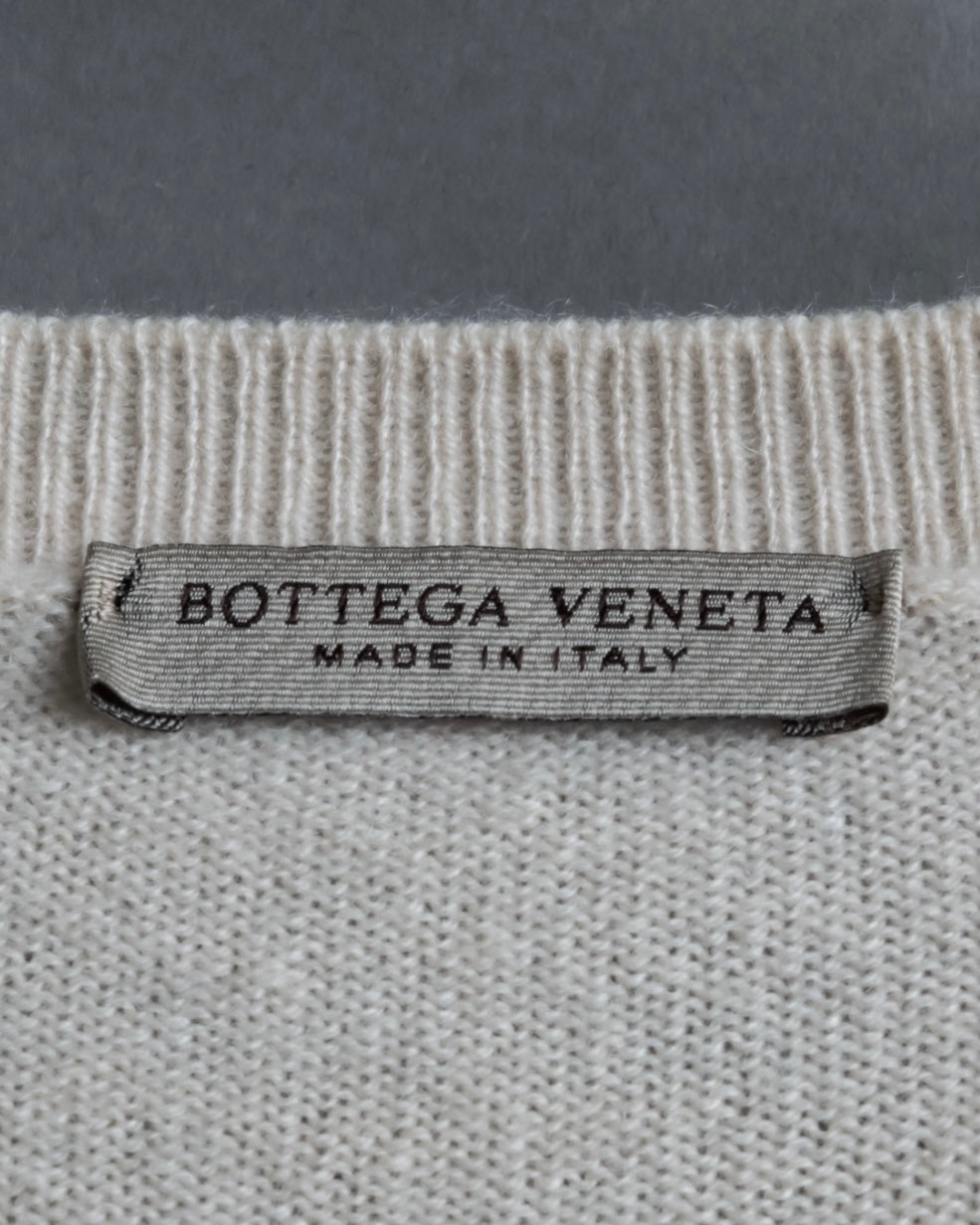 "BOTTEGA VENETA" art pattern cashmere 100% knit