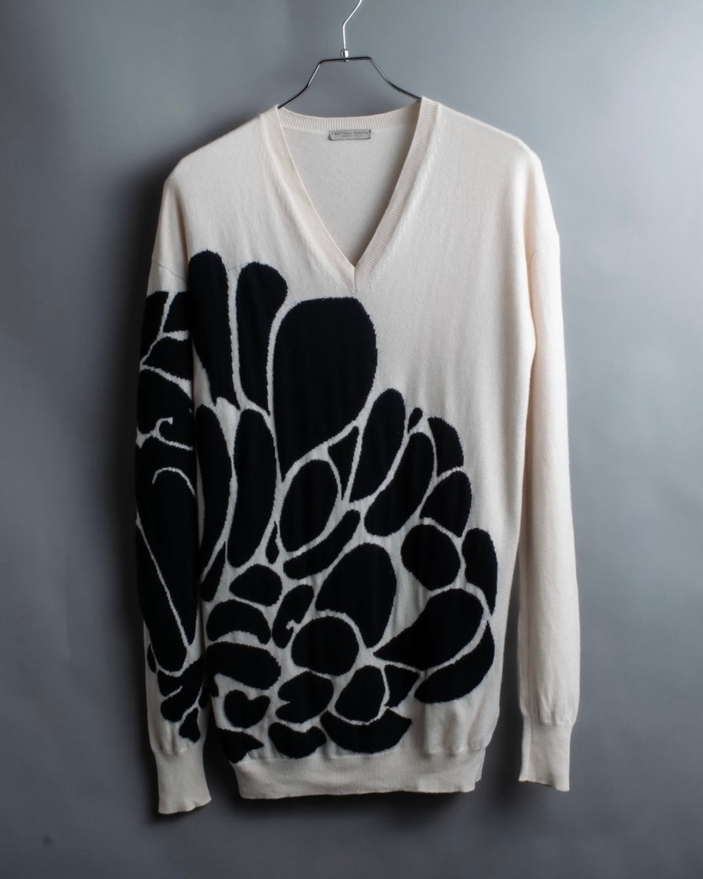 "BOTTEGA VENETA" art pattern cashmere 100% knit