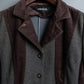 "KANSAI BIS" corduroy combination tailored jacket