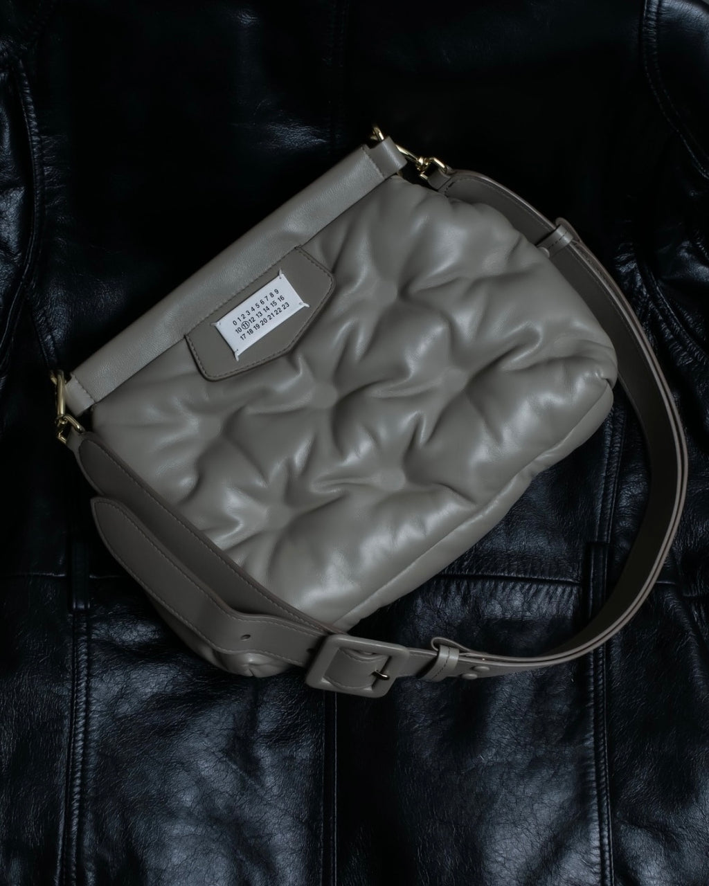 "Maison Margiela" Glam Slam leather shoulder bag