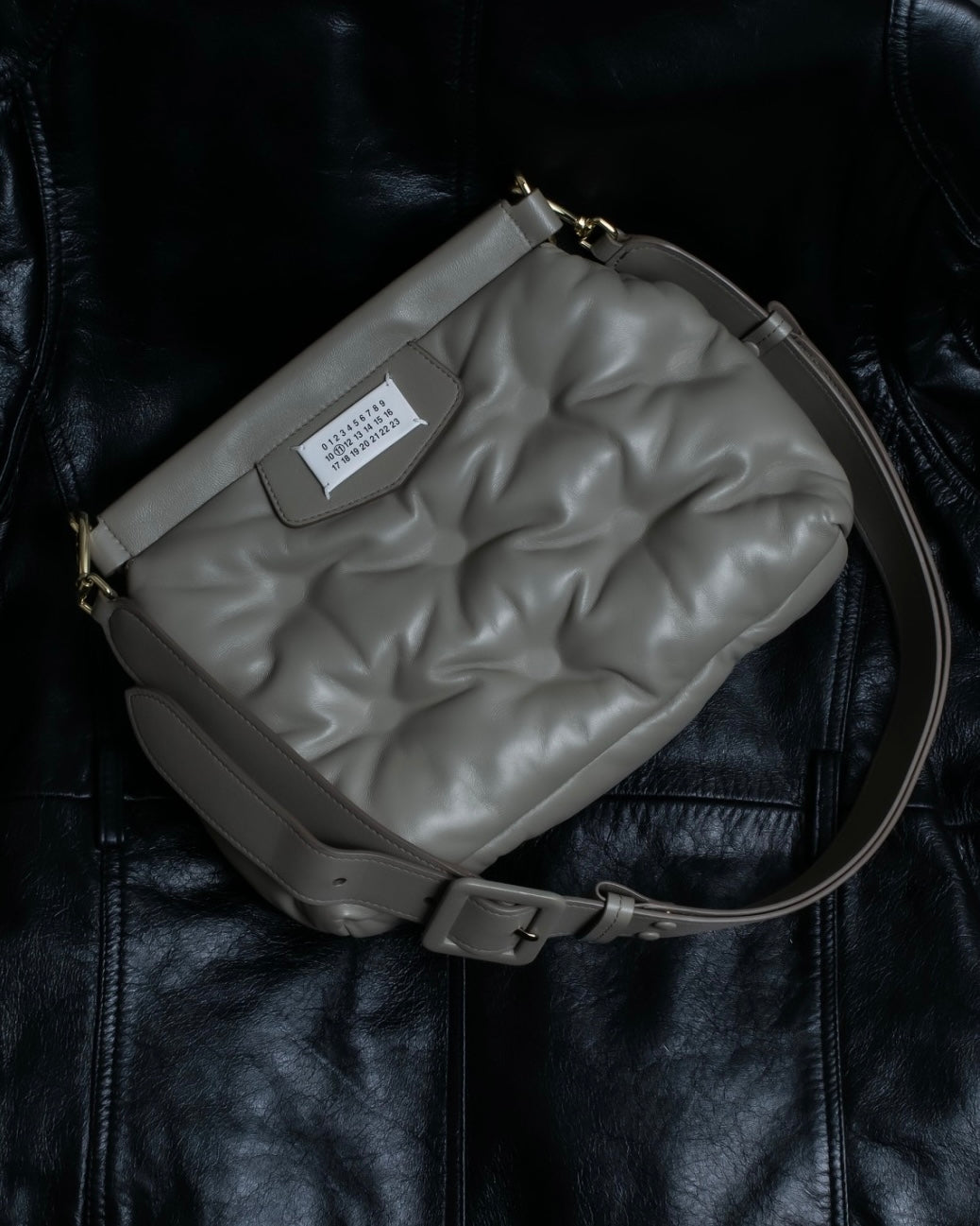 "Maison Margiela" Glam Slam leather shoulder bag