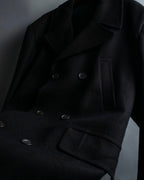 Vintage herringbone drop shoulder p coat