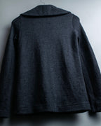 "tricot COMME des GARCONS" Light 100% wool layered knit
