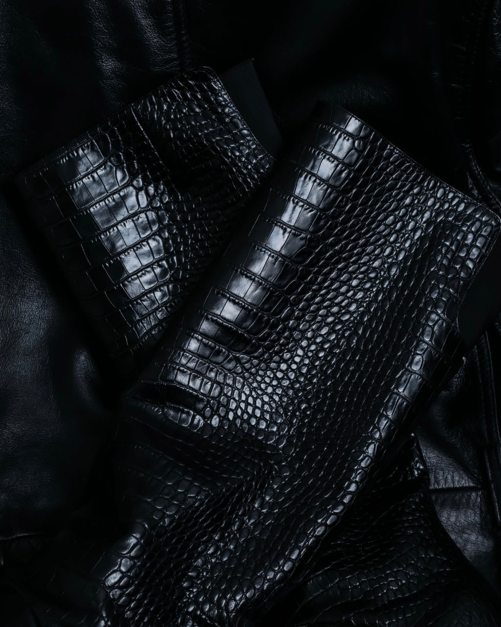 "Maison Martin Margiela" high quality crocodile leather long boots
