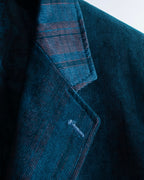 XL Vintage iridescent corduroy tailored jacket