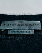 “Alexander McQueen” skull designed cashmere cardigan