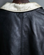 Versace Thick Silhouette Luxury Leather Coat