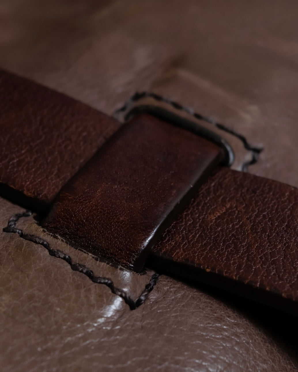 "PRADA" Real leather wrapped bag