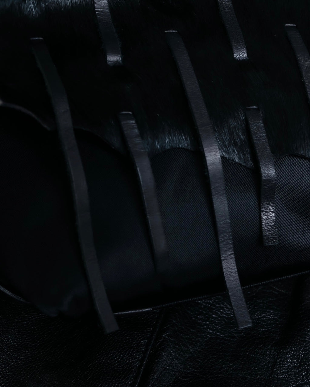 "HIROKO BIS" Haraco Base Fringe Shoulder Bag